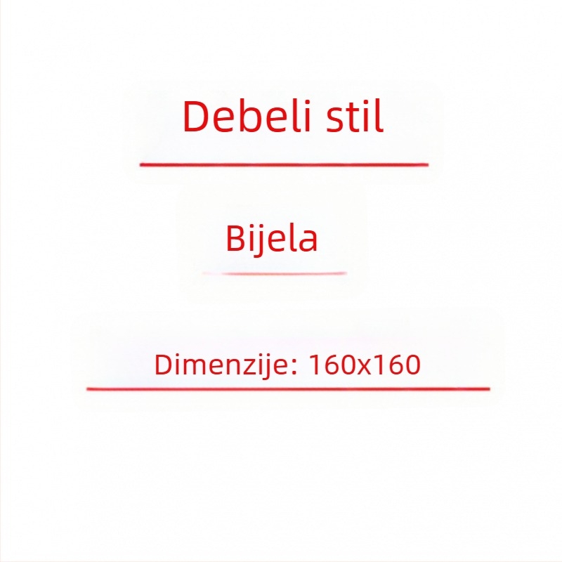Jednokratni obrus od polietilena, deblji, za okrugle i pravokutne stolove; moderni minimalistički stil; nije biorazgradiv; pogodno za bankete, restorane i kućnu upotrebu.