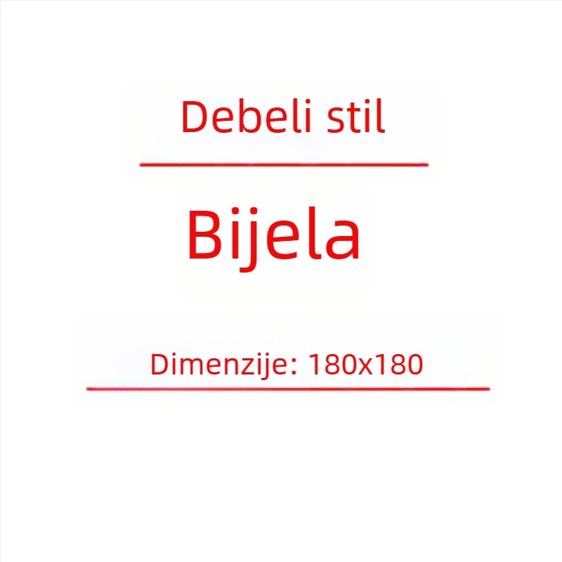 Jednokratni obrus od polietilena, deblji, za okrugle i pravokutne stolove; moderni minimalistički stil; nije biorazgradiv; pogodno za bankete, restorane i kućnu upotrebu.
