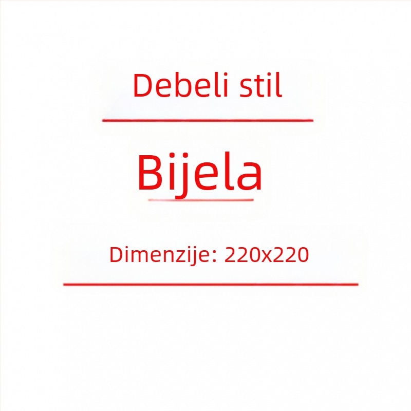 Jednokratni obrus od polietilena, deblji, za okrugle i pravokutne stolove; moderni minimalistički stil; nije biorazgradiv; pogodno za bankete, restorane i kućnu upotrebu.