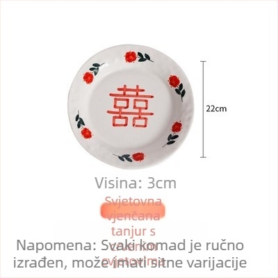 Ručno izrađen keramički set za stol s zdjelama, šalicama i žlicama – prilagodljiv vjenčani poklon