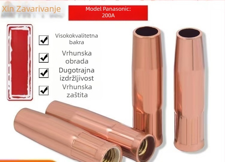 Ručni zaštitni poklopac za opremu za zavarivanje i zaštitni nastavak za plamenik, kompatibilno s 200A/350A/500A, model 15ak24k36