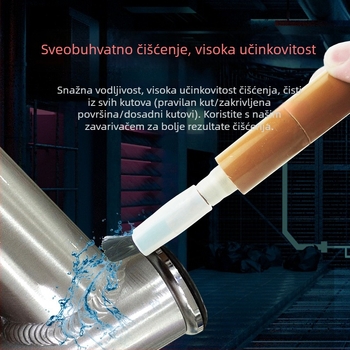 Nehrđajuća čelična glava četke za zavarivanje šavova – elektrolitska četka, pribor za poliranje pištolju, kompatibilno s M6/M8/M10 zavarivačkim pištoljima