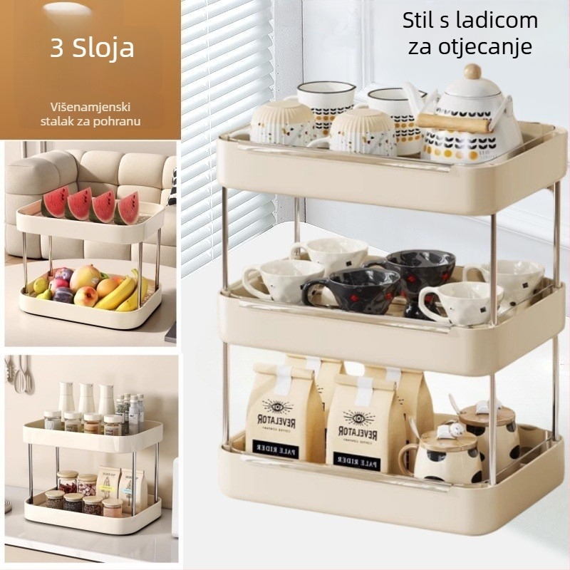 Stolni organizator za šalice kave i čaja – minimalistički, luksuzan dizajn