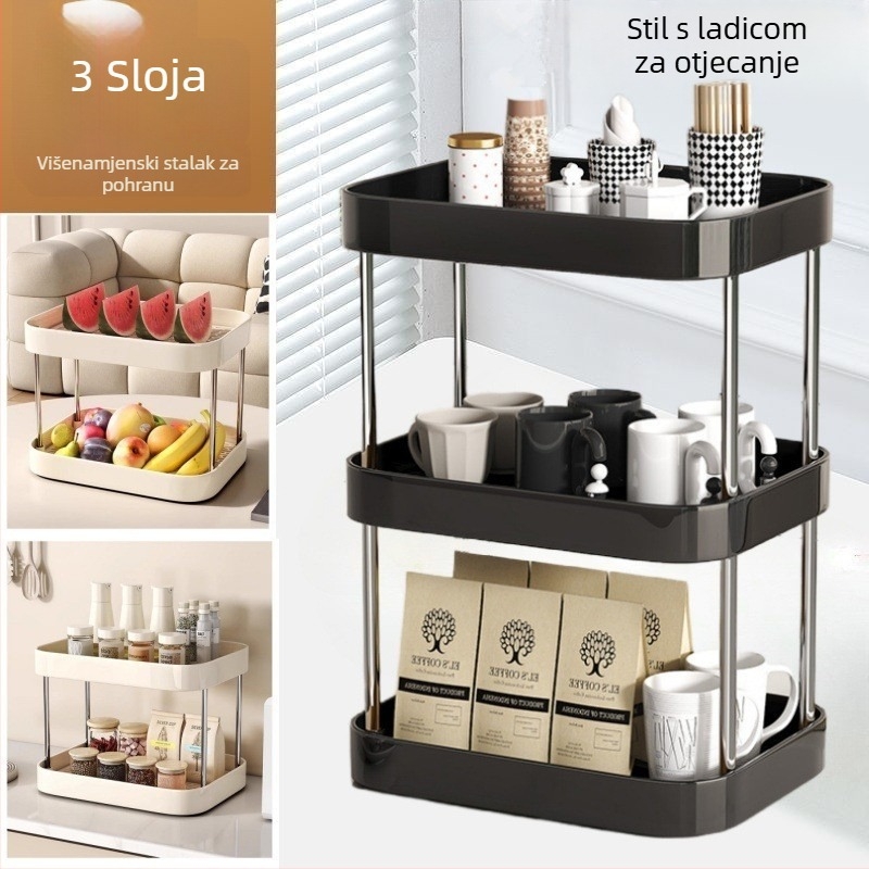 Stolni organizator za šalice kave i čaja – minimalistički, luksuzan dizajn