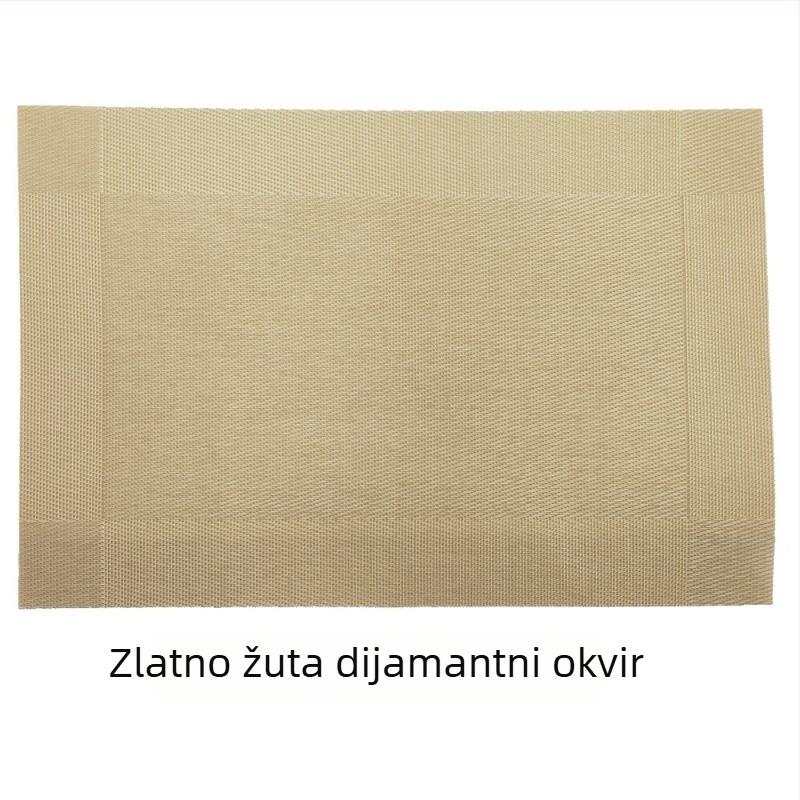 Trpezarijski podmetač (vodonepropusan, zaštita od opeklina, PVC, kvadratni oblik, moderan stil)