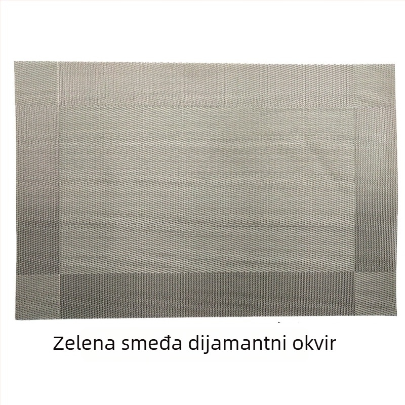 Trpezarijski podmetač (vodonepropusan, zaštita od opeklina, PVC, kvadratni oblik, moderan stil)