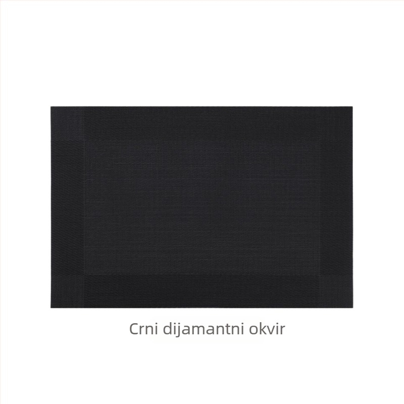 Trpezarijski podmetač (vodonepropusan, zaštita od opeklina, PVC, kvadratni oblik, moderan stil)