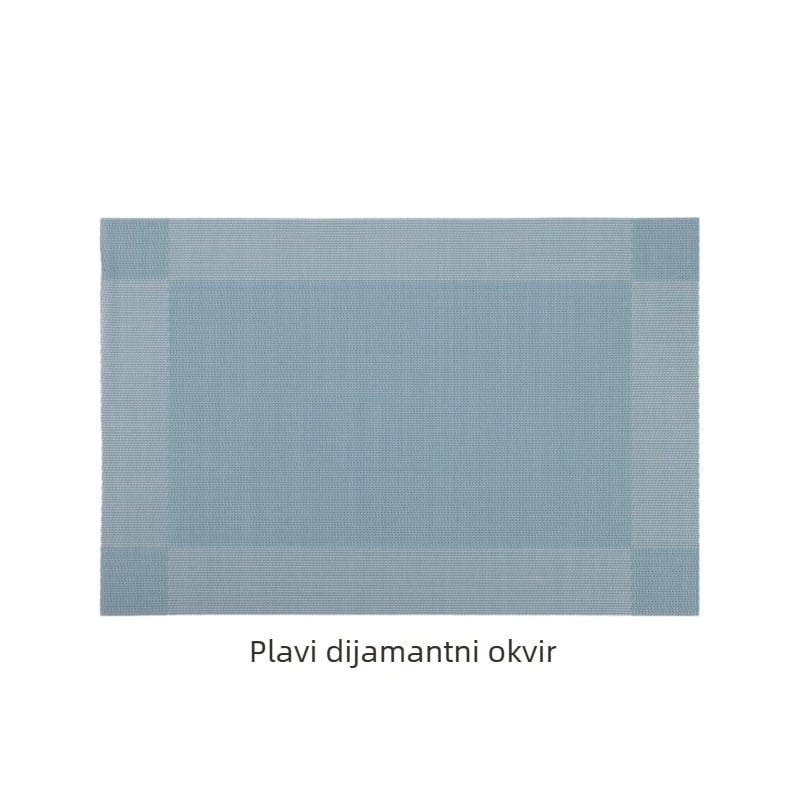 Trpezarijski podmetač (vodonepropusan, zaštita od opeklina, PVC, kvadratni oblik, moderan stil)