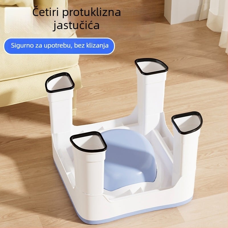 Plastični sjedeći kupelj za hemoroide i njegu prostate s podignutim dizajnom – uron uređaj za odrasle