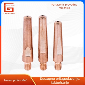 Zavarivački pištolj Jin Rongchuan s vodljivom mlaznicom, plinovito zaštićeno zavarivanje, mlaznica za napajanje bakrene žice L45