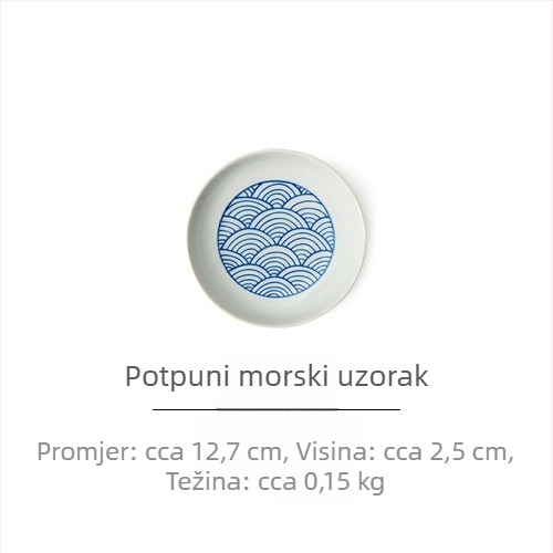Porcelanski set posuđa – mikrovalna sigurnost, japanski stil, razni uzorci