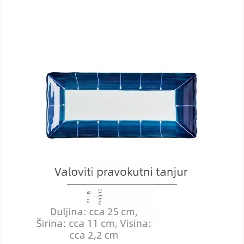 Porcelanski set posuđa – mikrovalna sigurnost, japanski stil, razni uzorci