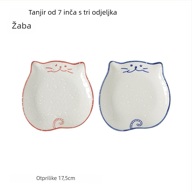Porcelanski set posuđa – mikrovalna sigurnost, japanski stil, razni uzorci