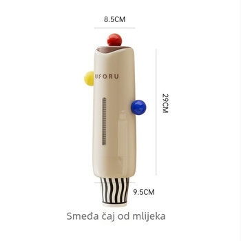 Držač za čaše za jednokratne papirnate čaše, zidni, bez bušenja, plastika, 330 g, moderan minimalistički stil