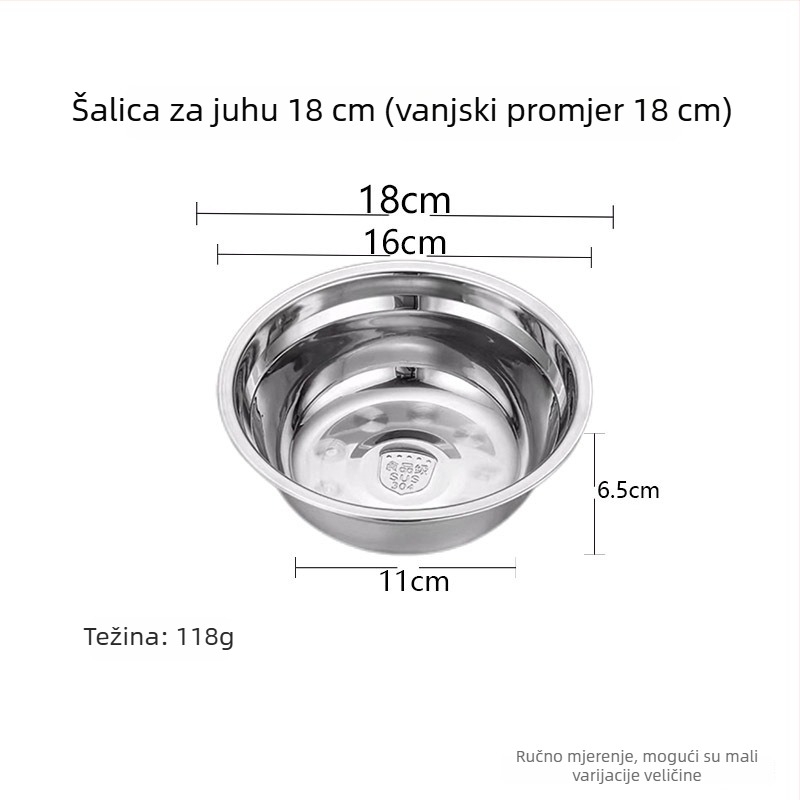 5-dijelni set okruglih tanjira od nehrđajućeg čelika, moderan minimalistički stil, jedinstveni uzorak, nije pogodno za mikrovalnu pećnicu