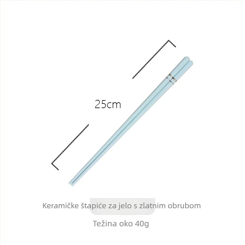 Porcelanski set zdjela u nordijskom stilu s rubnim ukrasom, pogodna za mikrovalnu, okruglog oblika