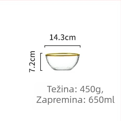 Stakleni set tanjura za večeru, okrugli oblik, moderan minimalistički stil, mogućnost personalizacije logotipom