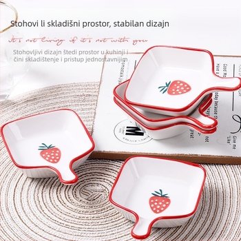 Keramičke zdjelice za umake u nordijskom stilu za kućnu upotrebu; moguć ispis logotipa; pogodna kao poklon za kolege na konferenciji