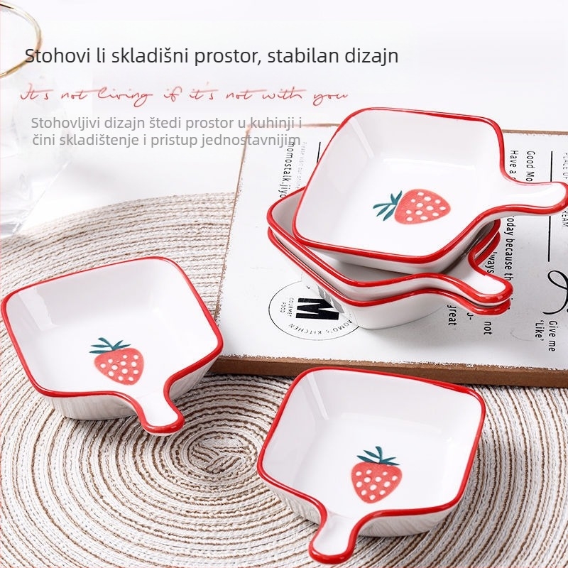 Keramičke zdjelice za umake u nordijskom stilu za kućnu upotrebu; moguć ispis logotipa; pogodna kao poklon za kolege na konferenciji