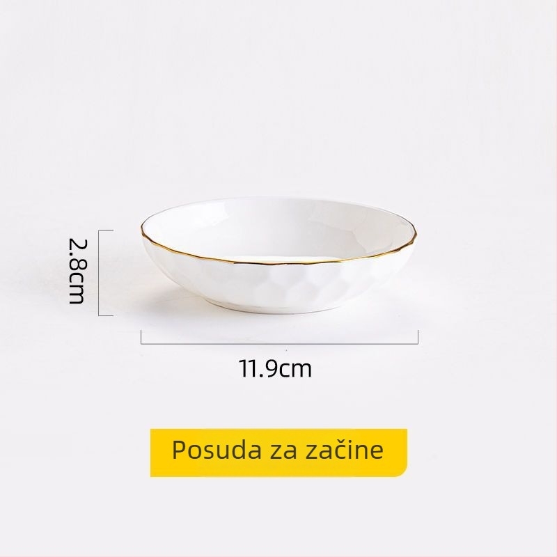 Keramičke zdjelice za umake u nordijskom stilu za kućnu upotrebu; moguć ispis logotipa; pogodna kao poklon za kolege na konferenciji
