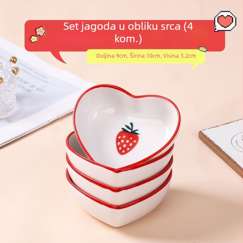Keramičke zdjelice za umake u nordijskom stilu za kućnu upotrebu; moguć ispis logotipa; pogodna kao poklon za kolege na konferenciji