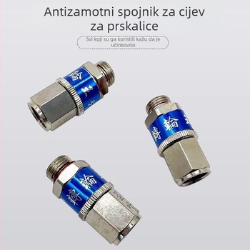 Poljoprivredna visokotlačna cijev za prskanje s rotirajućim spojem, bakreni konektor, sprječavanje zapetljavanja, brzo povezivanje