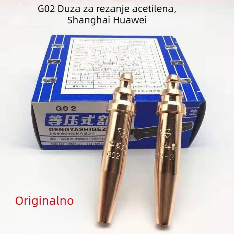 Warwick nož za rezanje s jednakim tlakom; G03 (propani) i G02 (acetilen) za rezanje kisik-propan; dubina rezanja 1-80.