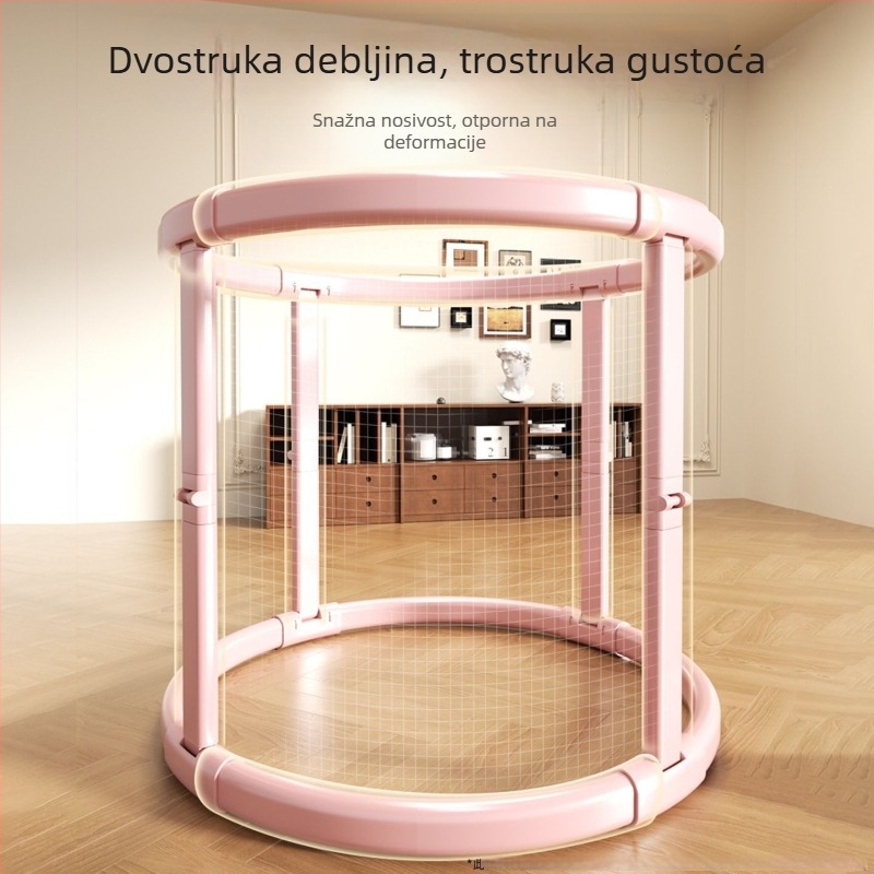 Sklopiva PVC kada za kupanje s mehurićima za odrasle – visoki bridovi, bez montaže