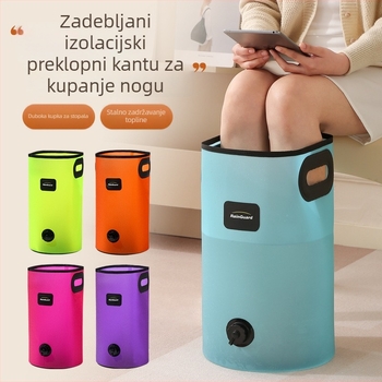 Sklopiva posuda za kupanje stopala, PVC, Rain Guard, za odrasle