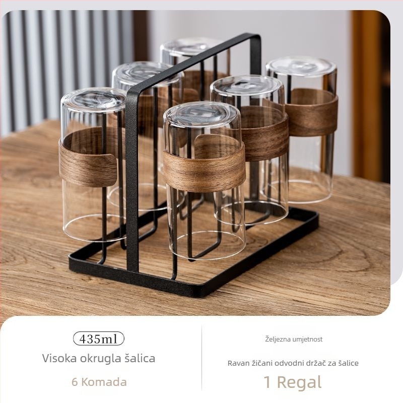 Set čajnoga lonca i šalice kineskog stila – borosilikatno staklo visokog čvrstoće, marka Unique (Stil: kineskog stila; Materijal: borosilikatno staklo; Marka: Unique)