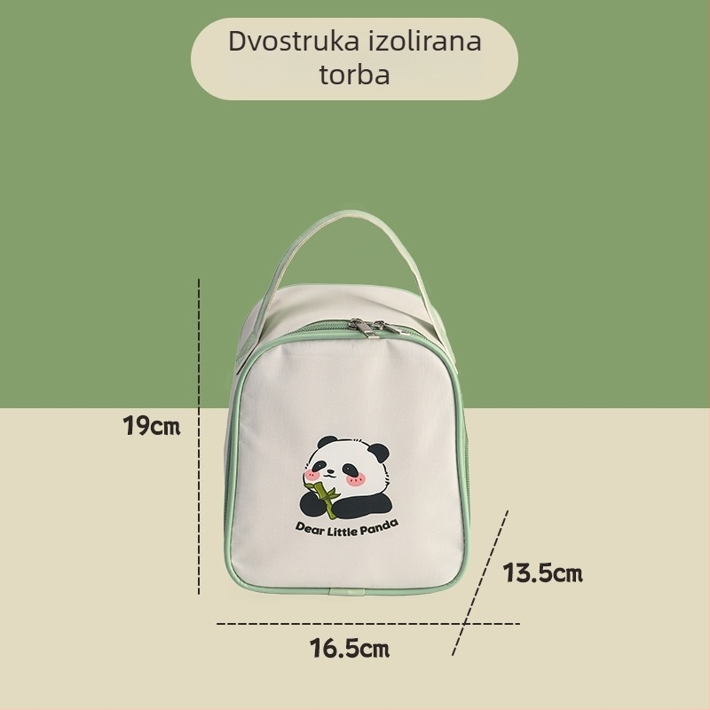 Kutija za ručak od nehrđajućeg čelika 304 s poklopcem, kompatibilna s mikrovalnom, dvostruki sloj, kapacitet 501–800 ml