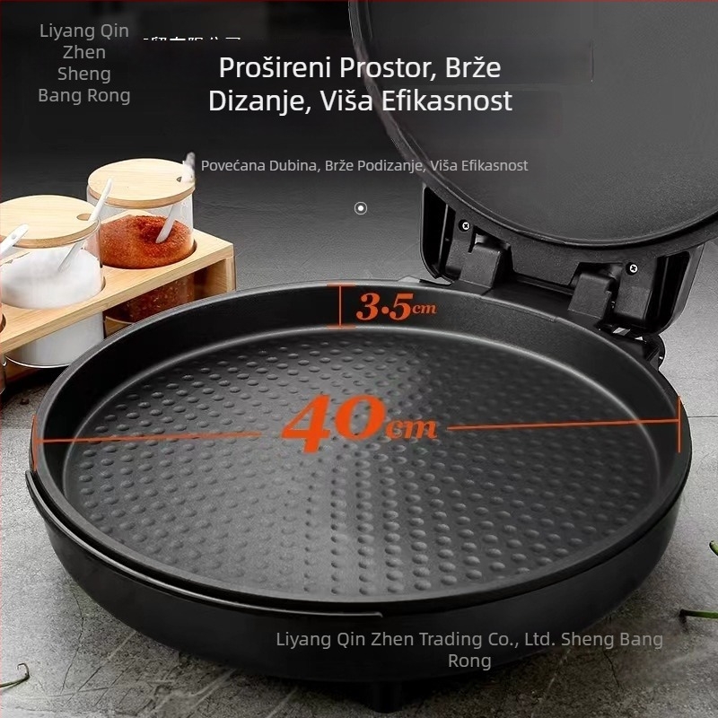 Električna tava za pečenje, dvostrano zagrijavanje, 2200W, 220V, 50Hz