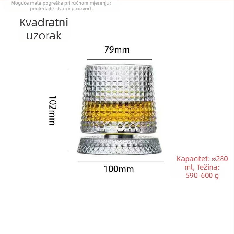 Staklena šalica, cilindrična, jednostruka, poklopac za direktno piće, tisak logotipa dostupan