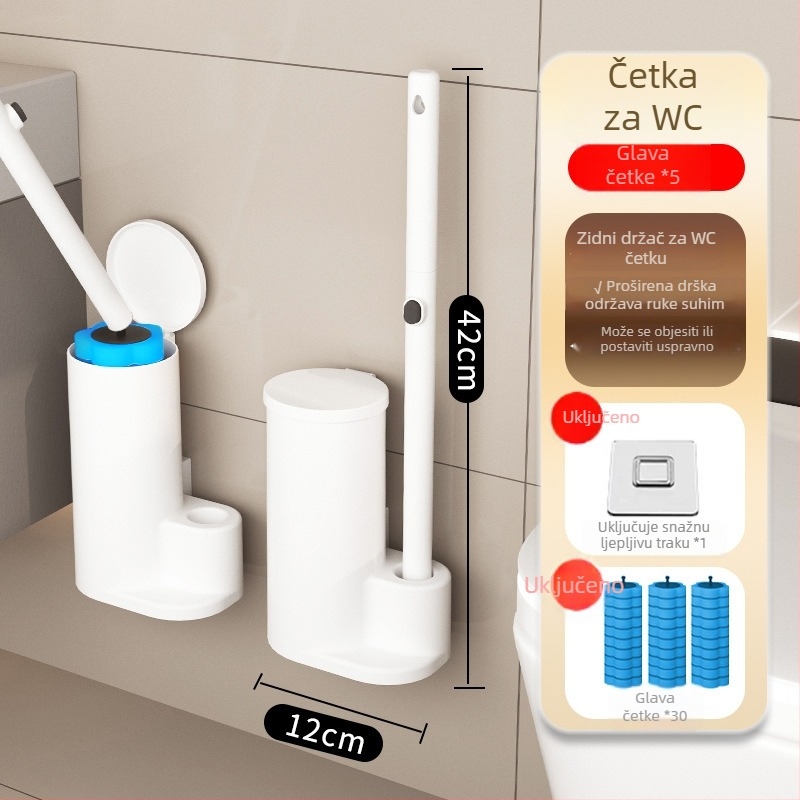 Jednokratna glava četke za WC – materijal spužva, za kućanstva i studentske domove