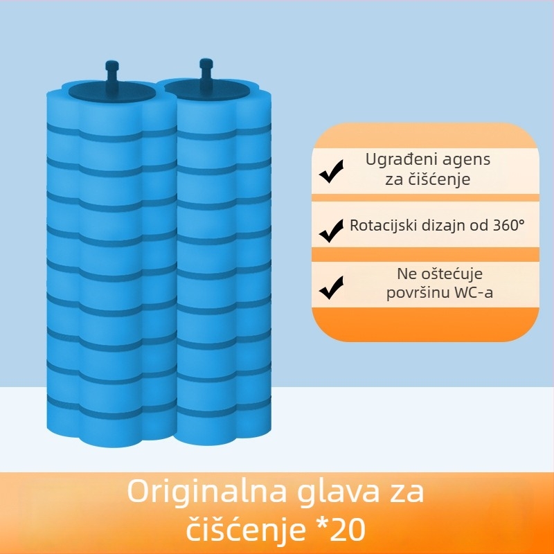 Jednokratna glava četke za WC – materijal spužva, za kućanstva i studentske domove