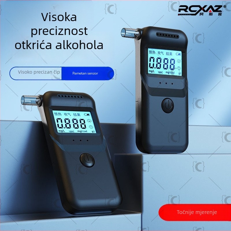 Prijenosni dah tester alkohola MR997, RCXAZ, raspon mjerenja 0,00–0,19% BAC, točnost ±0,01% BAC, vrijeme reakcije 5 s