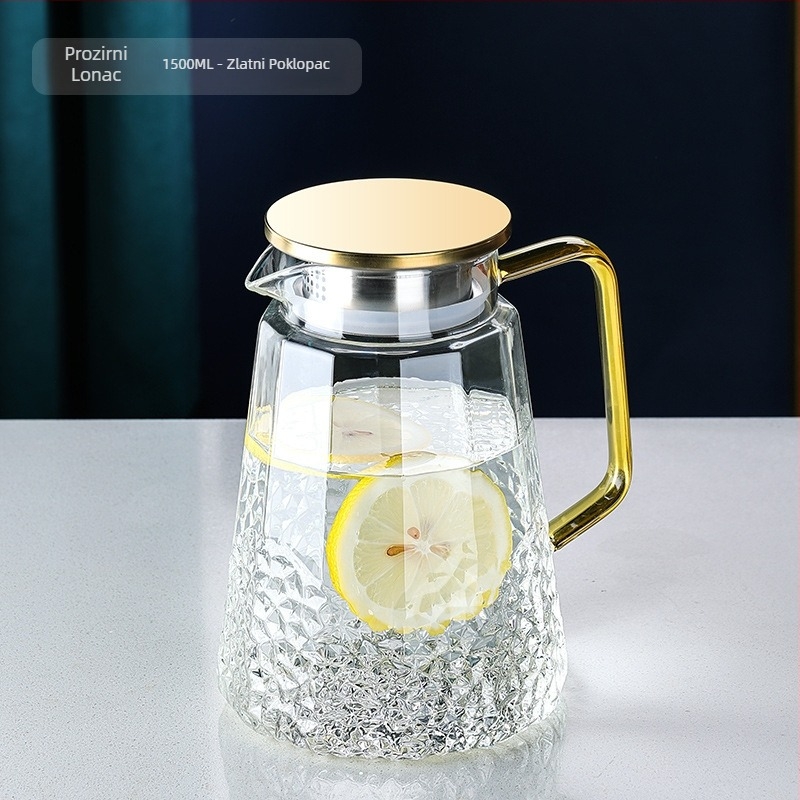 Independent staklena posuda za hladnu vodu, moderni minimalistički dizajn, mogućnost prilagođavanja logotipa