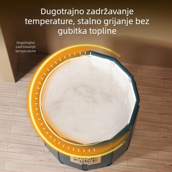 Sklopiva kanta za kupanje za odrasle, s najlonskim materijalom, za cijelo tijelo kupanje