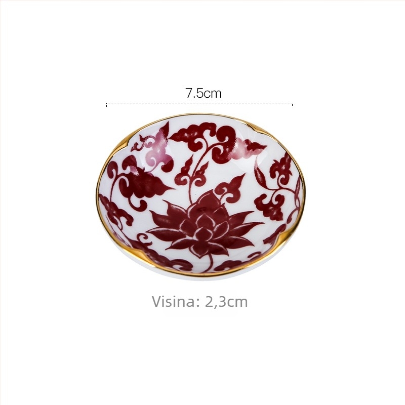 Porcelanski tanjur s devet sekcija za priloge i hladna jela, pladanj za umake u hotelima/restoranima, moderan minimalistički stil (Porcelan; Devet sekcija; Mikrovalna pećnica: nije dostupna; Ispisani logotip)
