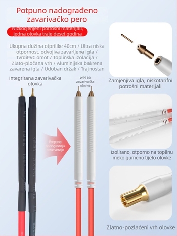 Prijenosna ručna stanica za točkasto zavarivanje – DIY komplet s 18650 litijskom baterijom i kontrolnom pločom