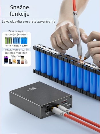 Prijenosna ručna stanica za točkasto zavarivanje – DIY komplet s 18650 litijskom baterijom i kontrolnom pločom