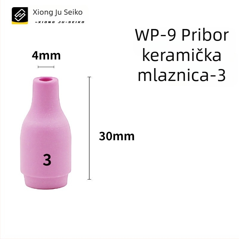 WP-9 keramički mlaznik za argon-arc zavarivanje – br. 4 i br. 5, debeli keramički mlaznik