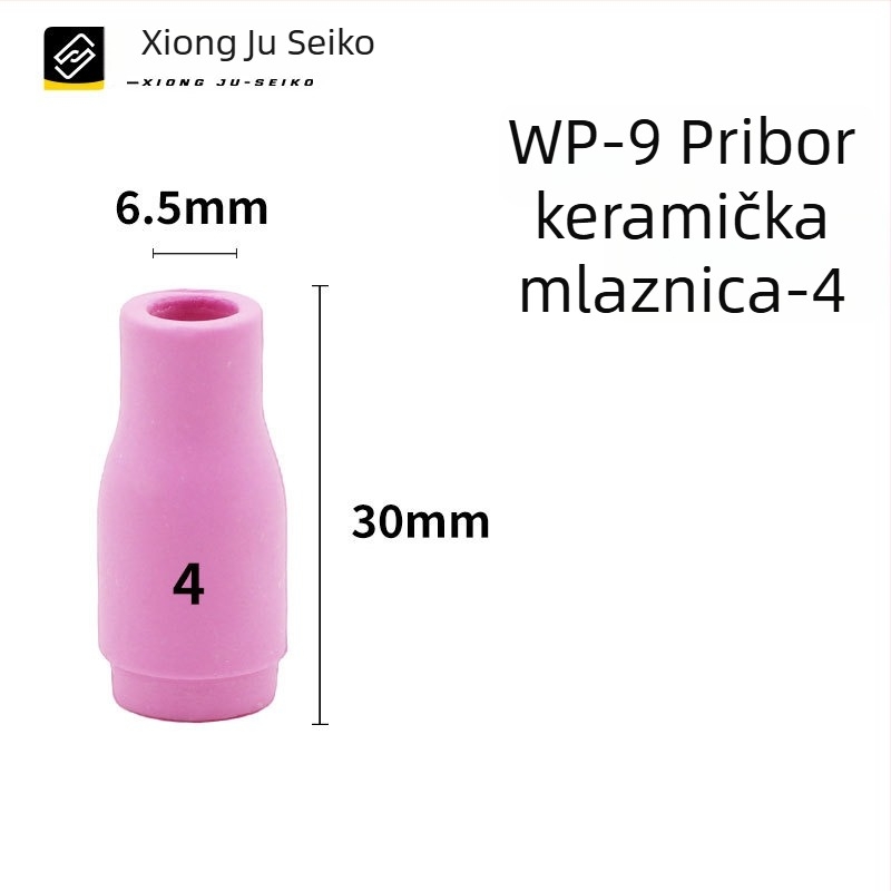WP-9 keramički mlaznik za argon-arc zavarivanje – br. 4 i br. 5, debeli keramički mlaznik