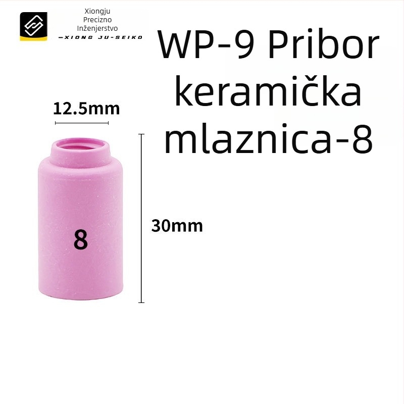 WP-9 keramički mlaznik za argon-arc zavarivanje – br. 4 i br. 5, debeli keramički mlaznik