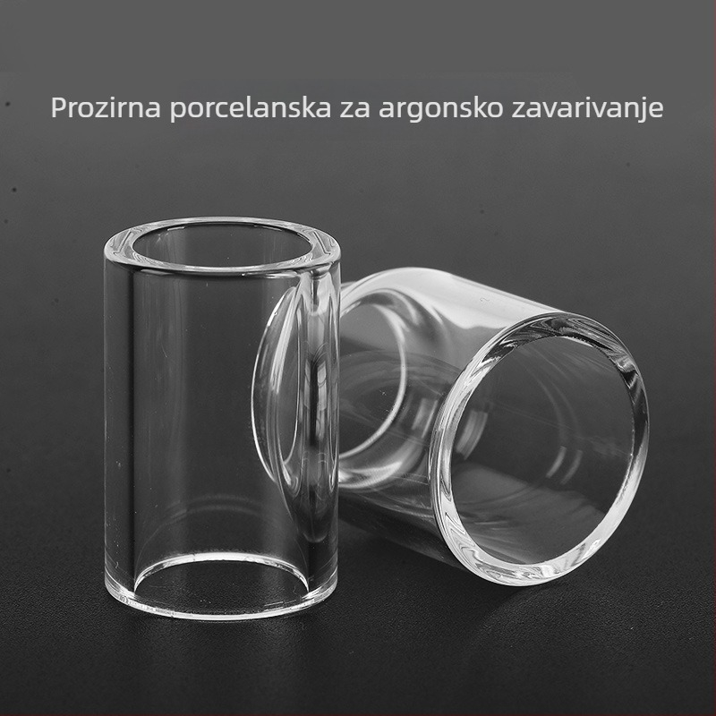 Aksesorij za argon arc zavare pištolj WP-17/18/26 — prozirni zaštitni poklopac i porcelanski mlaznik