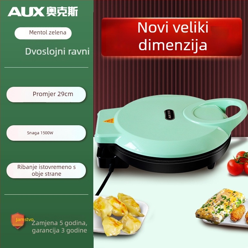 Aux LA-BC26 Električna tava za palačinke s dvostrukim zagrijavanjem, 220V