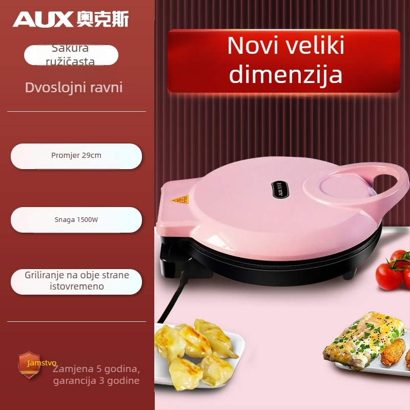Aux LA-BC26 Električna tava za palačinke s dvostrukim zagrijavanjem, 220V