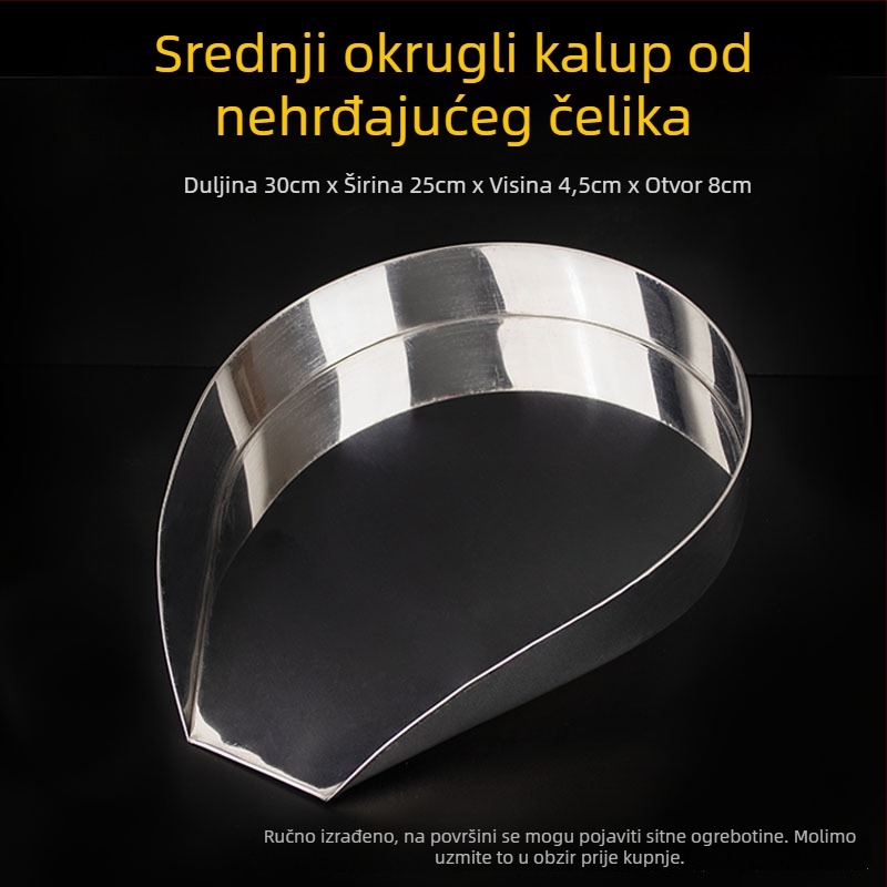 Tanjir za voće od nehrđajućeg čelika, novi kineski stil, kvalificirani proizvod