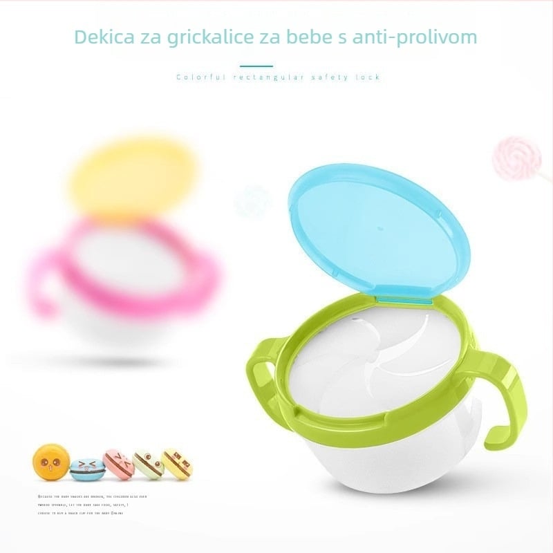 Posuda za užinu za bebe, od polipropilena (PP), za djecu od 3 mjeseca, jednostavan dizajn
