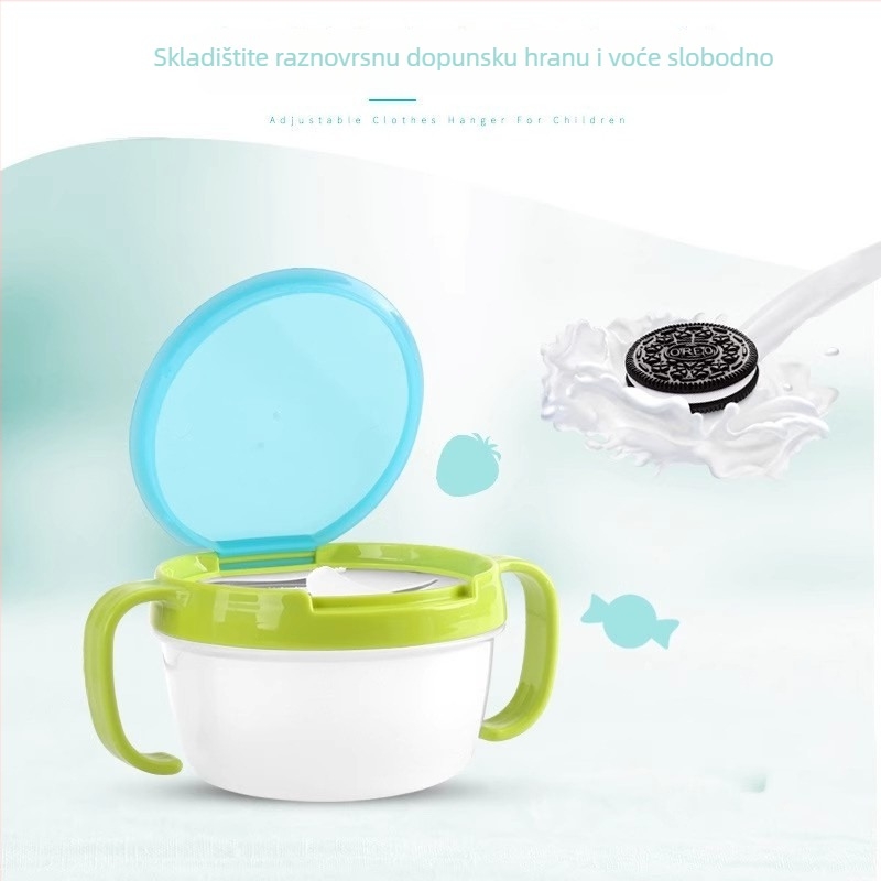 Posuda za užinu za bebe, od polipropilena (PP), za djecu od 3 mjeseca, jednostavan dizajn